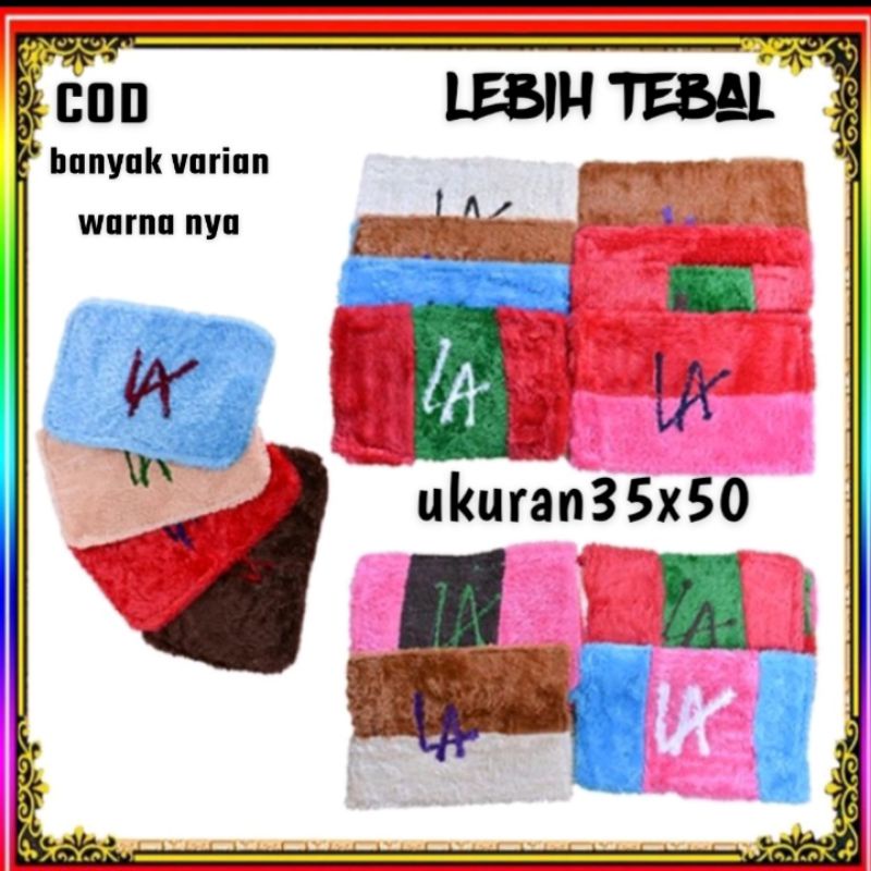 KESET BULU / KESET KAKI / KESET / KESET RASFUR / KESED / KESET KAKI BULU TEBAL UKURAN 35X50 CM