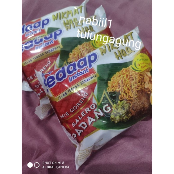 

mie sedaap mie goreng salero padang