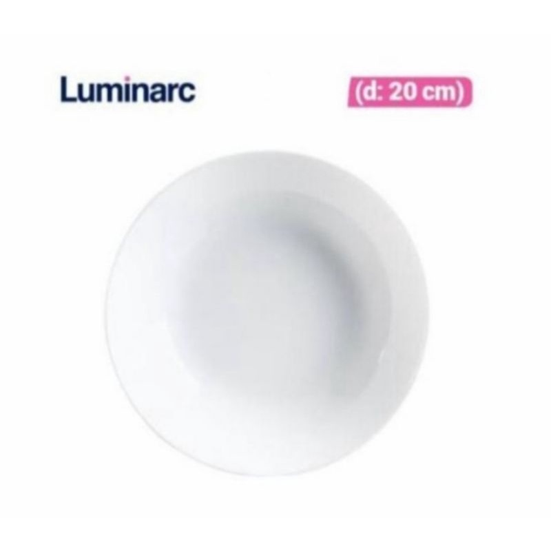 LUMINARC PIRING DIWALI 20CM/SOUP PLATE DIWALI/PIRING MAKAN/