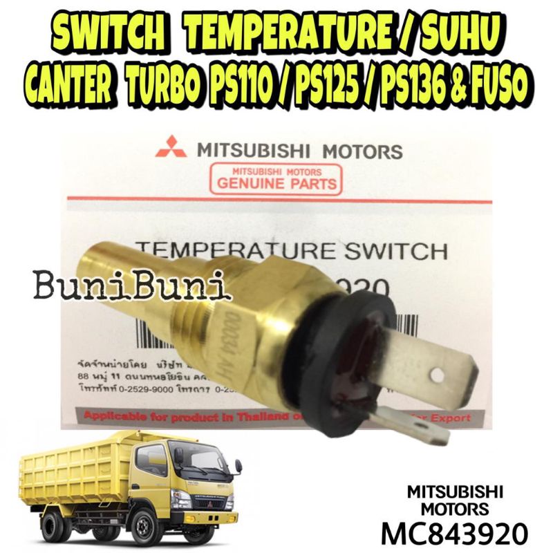 Switch Temperatur / Panas Mobil Truk Canter Turbo / L300 &amp; Kuda Diesel / Fuso PS190