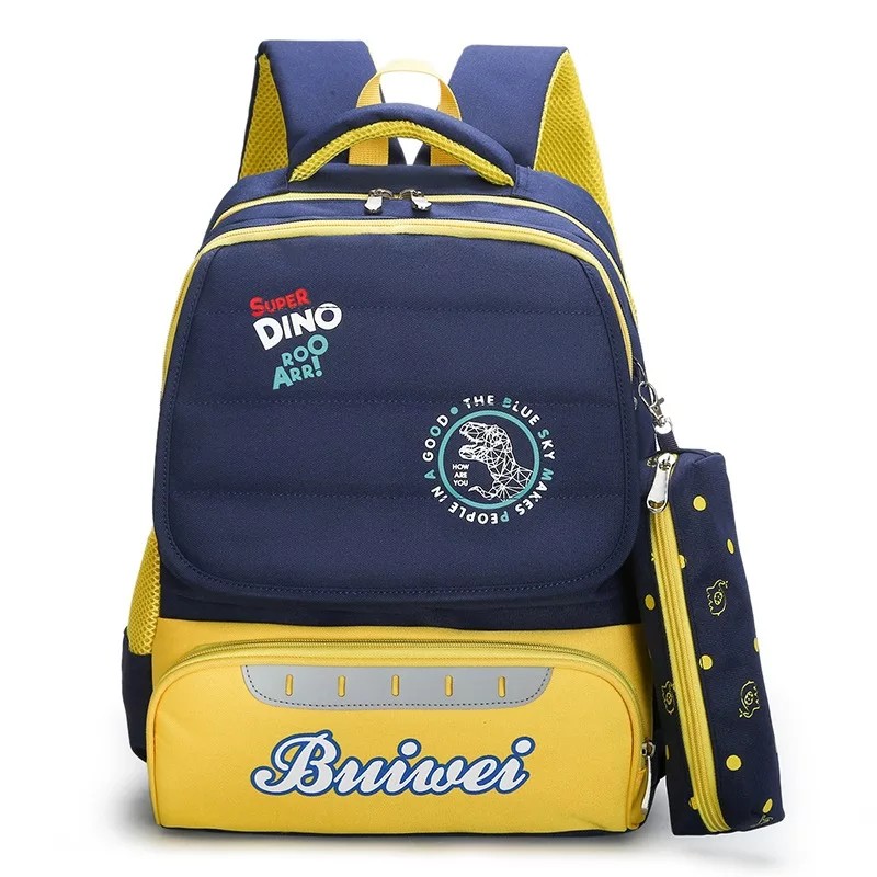 RR DINO - Tas Sekolah Anak SD SMP SMA Ransel Backpack Korea Fashion Lucu-3