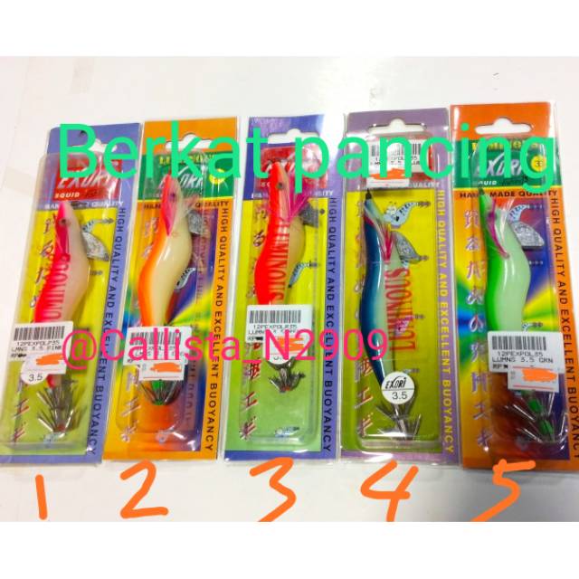 UMPAN CUMI /SQUID EGI EXORI LUMINOUS 3.5