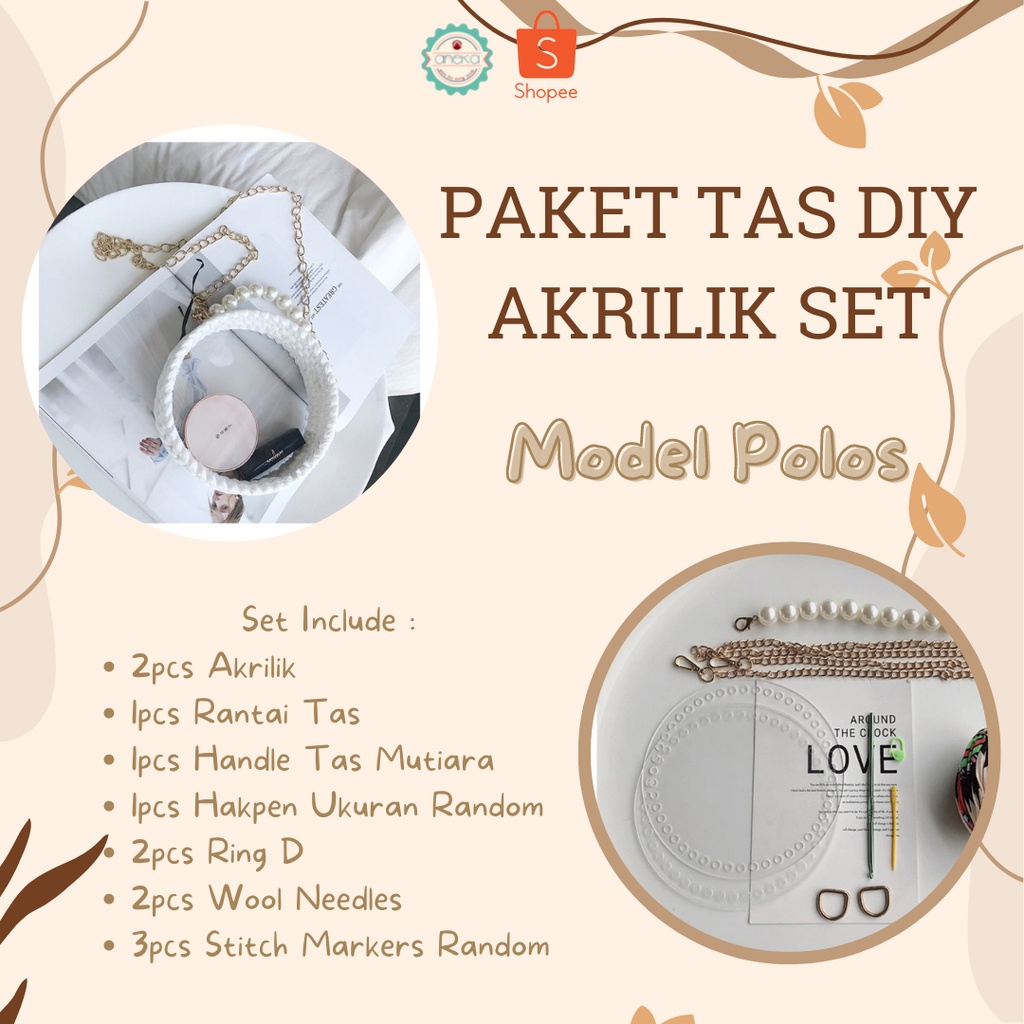 Paket Tas Akrilik DIY Set