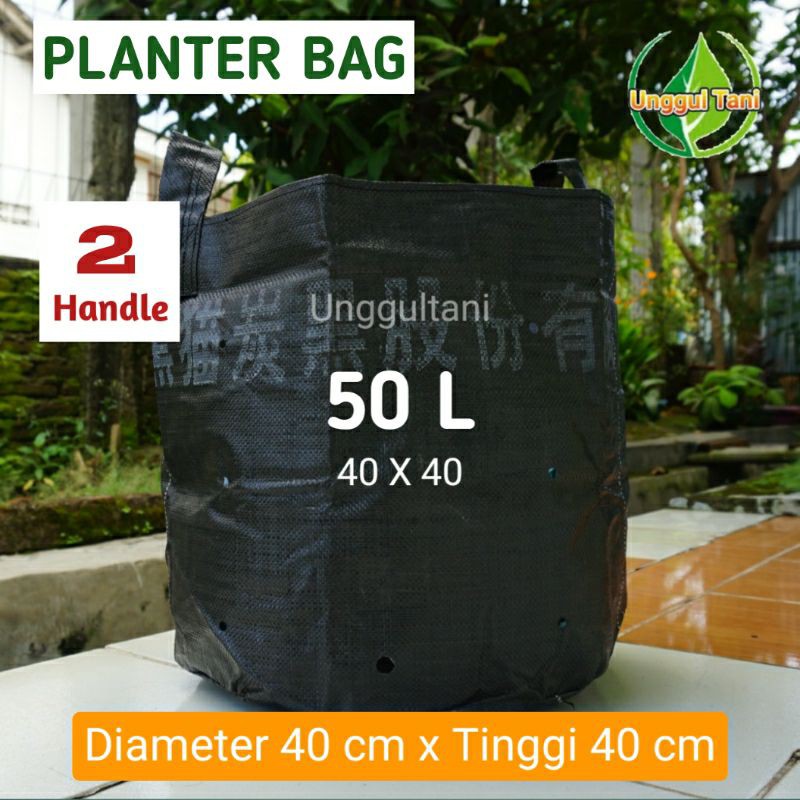 Planter Bag 40x40 cm Kapasitas 50 Liter Polybag Tanaman Buah pengganti pot