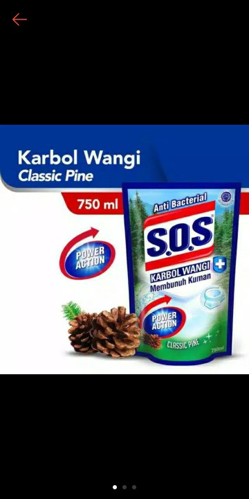 Sos Karbol Wangi Lemon Pine Dan Classic Pine<br /> 750ml