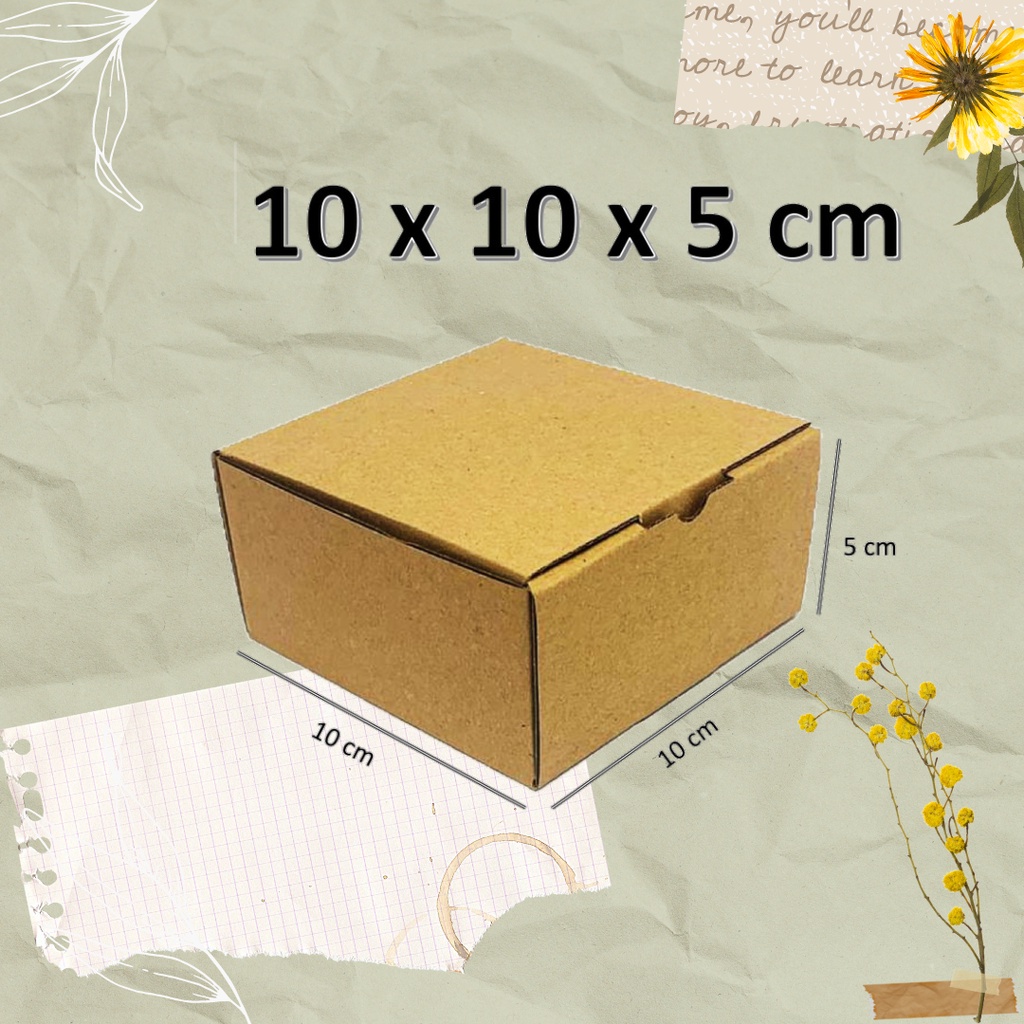 

BOX 10x10x5 KARDUS (MIN ORDER 3 PCS) untuk SOUVENIR DIE CUT GROSIR