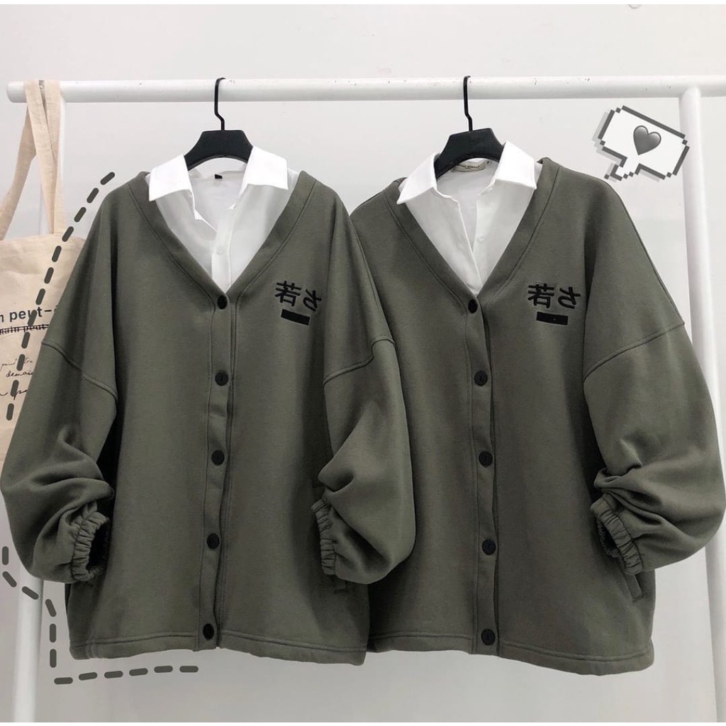 YUMMI CARDIE SWEATER OVERSIZE WANITA / SWEATSHIRT SWEATER / OUTER