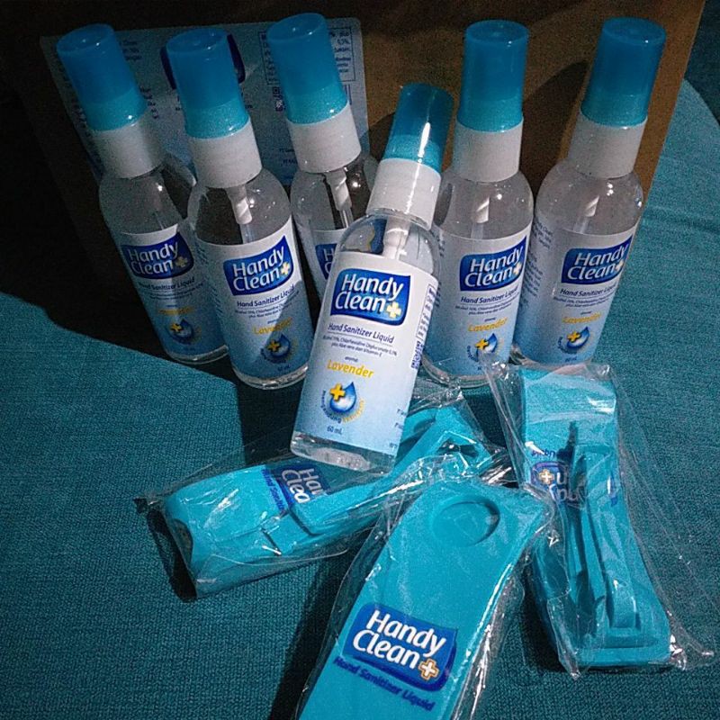 Hand Sanitizer Handy Clean (Kalbe) 60 ml + Free gantungan tas
