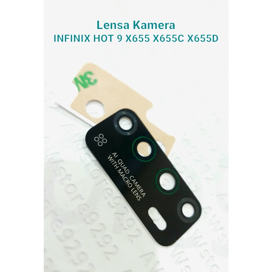 Camera Lens Lensa Kamera Kaca Kamera Belakang INFINIX HOT 9 X655 / X655c / X655d