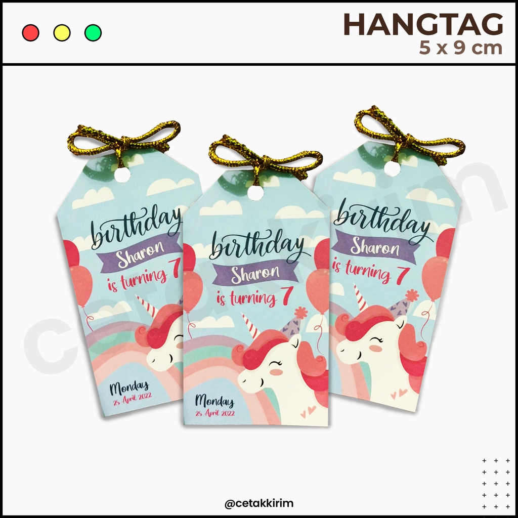 Hang Tag Custom / Tag Souvenir Custom Murah / Label Hangtag Baju / Hang Tag Premium