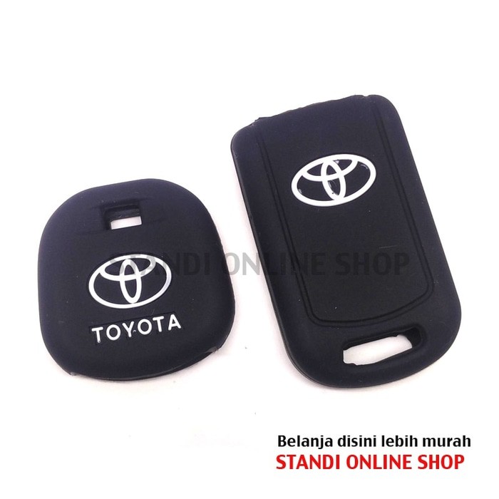 Kondom Kunci Sarung Remote Silikon Remote Cover Toyota New Rush Hitam