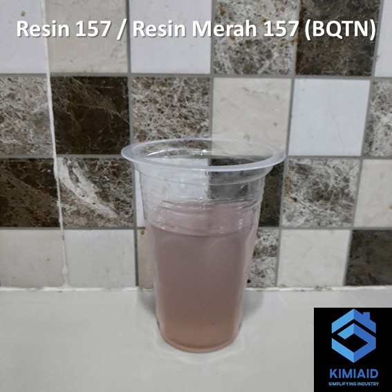 Resin Merah 157 500 Gram - Resin Merah 157 + Katalis - Resin Butek 157 - Resin Kapal Perahu - Fiber