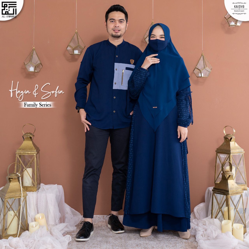 Hagia Sofia Couple Set Sarimbit Lebaran Gamis Koko by Kaisya