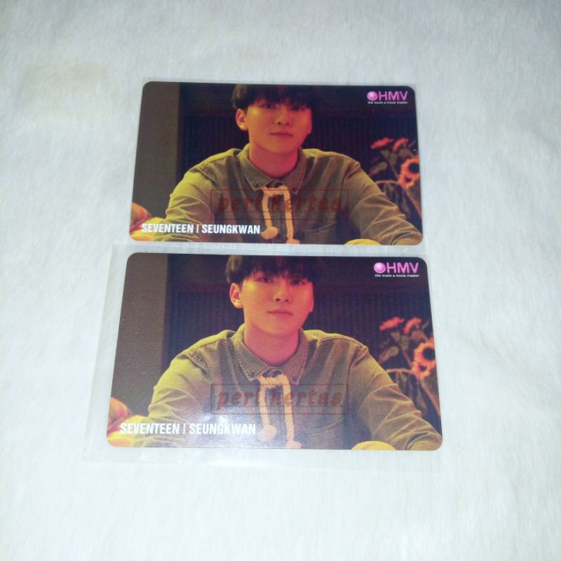 PHOTOCARD PC SEVENTEEN YOU MADE MY DAWN YMMD YMMDAWN BOO SEUNGKWAN BENEFIT HMV