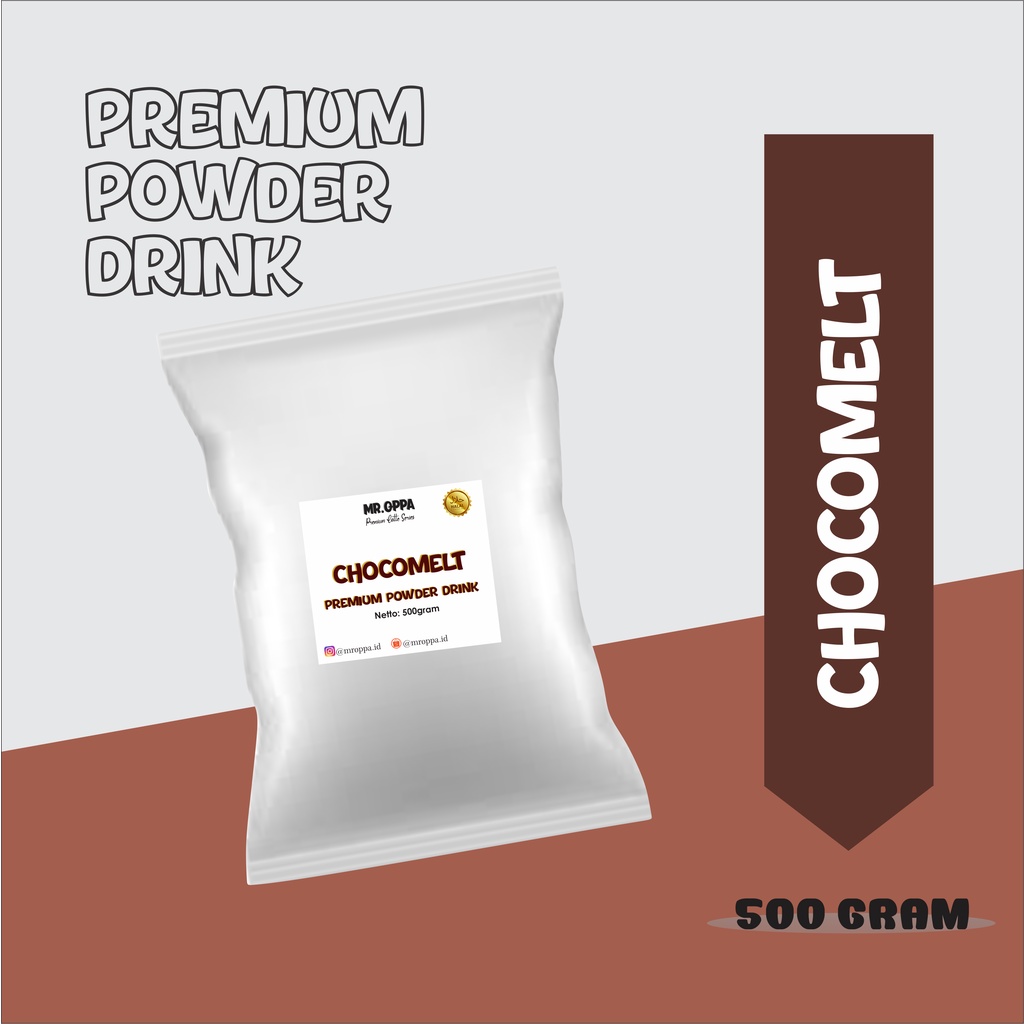 

Bubuk Coklat Melt / Powder Chocomelt / Topping Coklat Leleh Bubuk