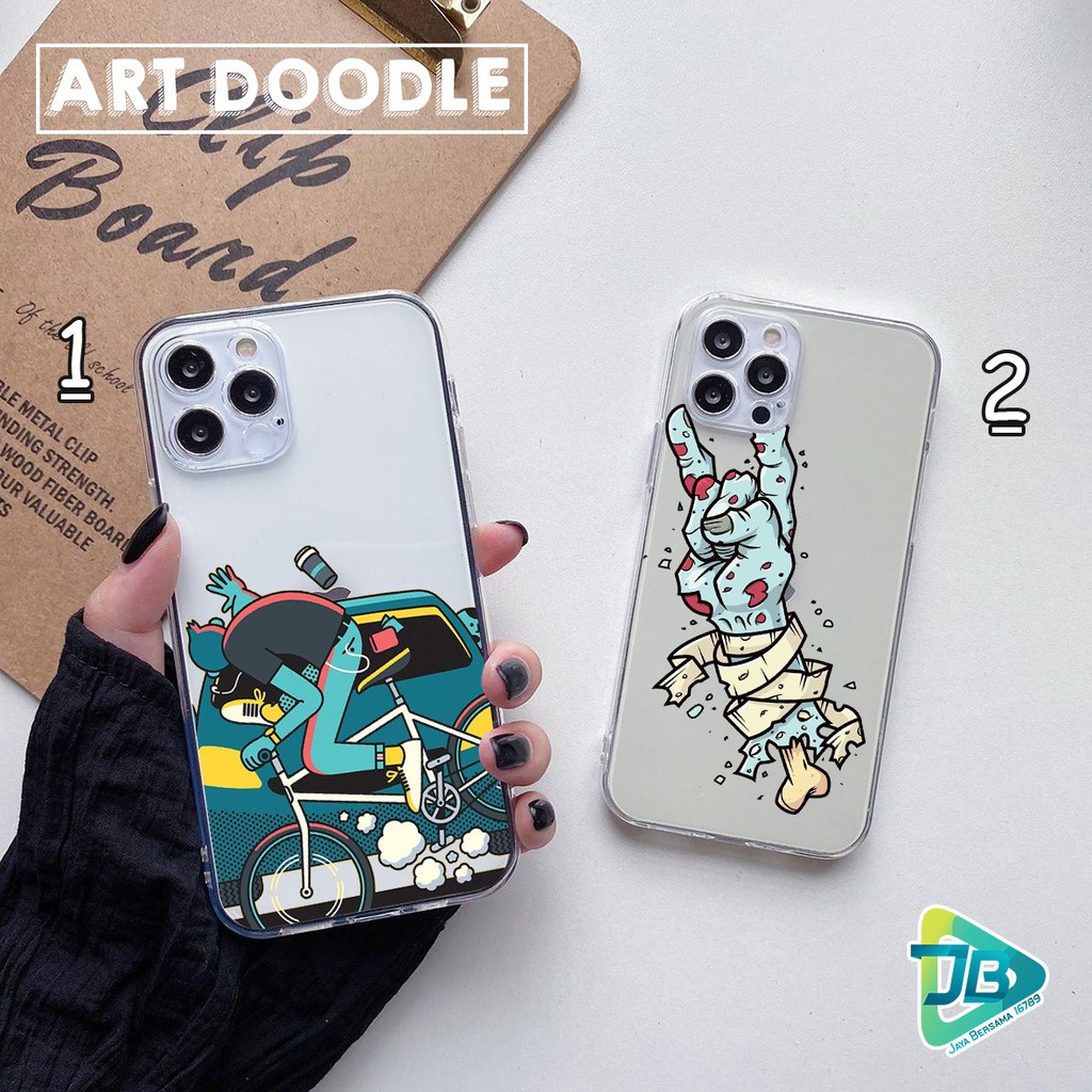 SOFTCASE BENING ART DOODLE OPPO A53 2020 F11 A9 A9X PRO A92S RENO 2 2Z 2F 3 A91 4 4F 5 PRO JB4277