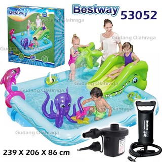 Bestway 53052, 53079 Kolam Renang Anak Keluarga Fantastic Aquarium dan Menara Penjaga Pantai Besar