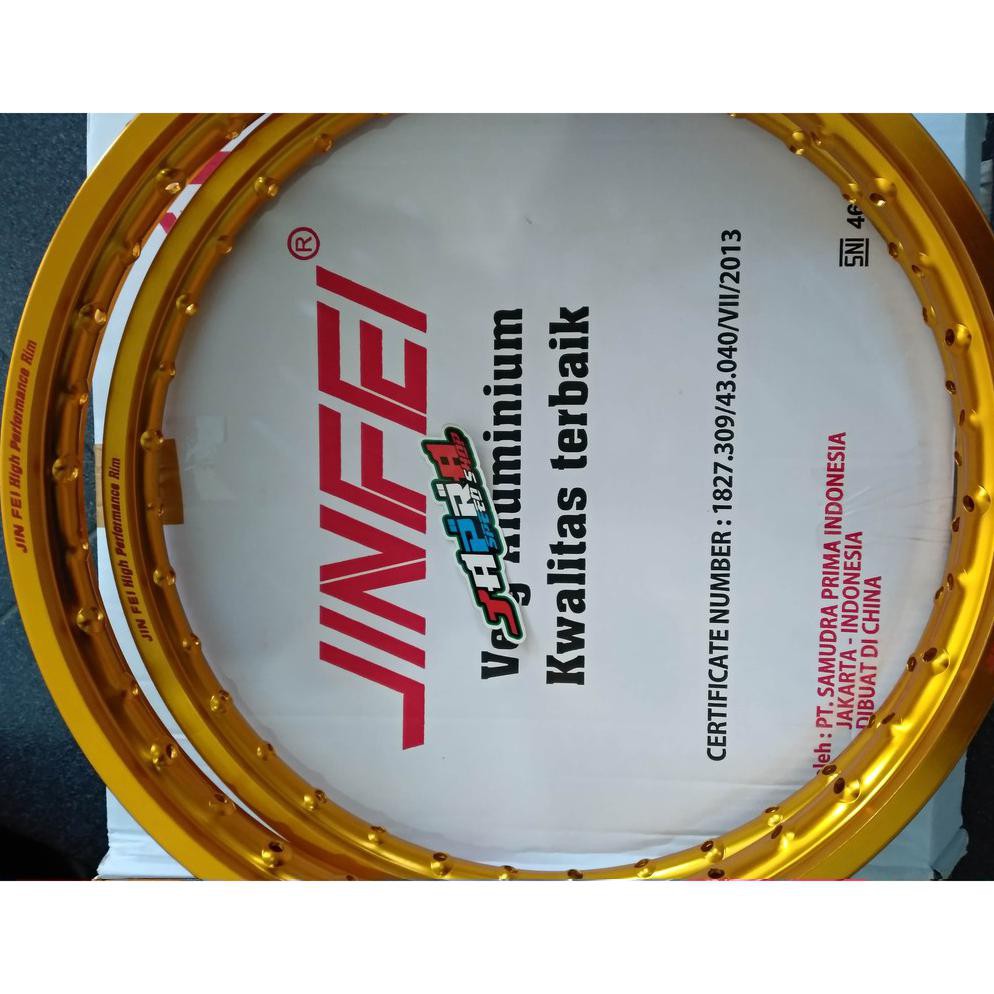 Velg Jinfei Polos Gold Veleg Jinfei Pelek Jinfei R17 120 140 Gold Terbaru.