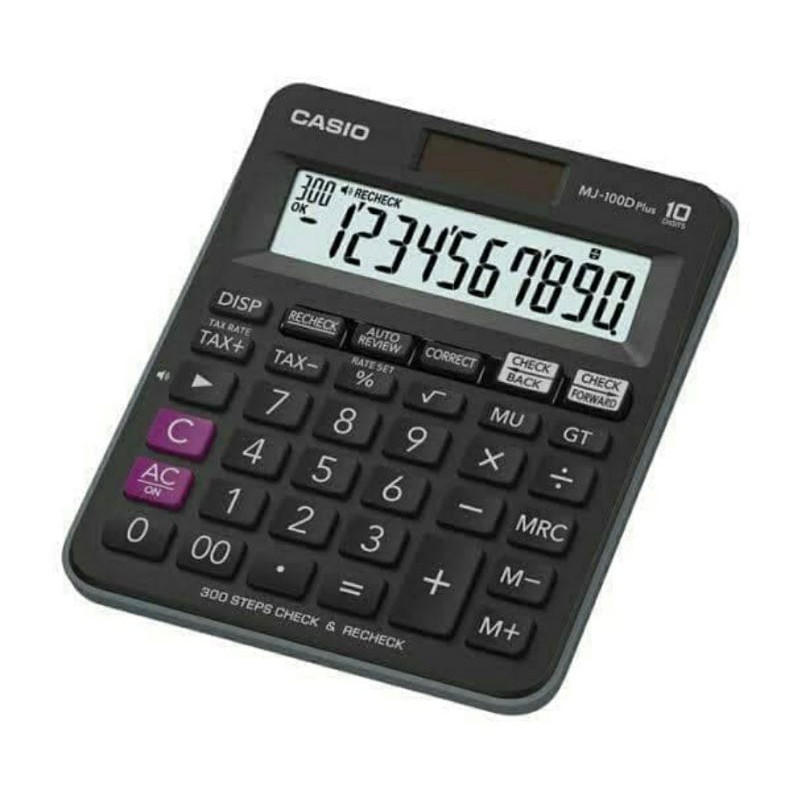 KALKULATOR CEK ULANG CASIO MJ100 D CHECK CORRECT CALCULATOR MJ 100D