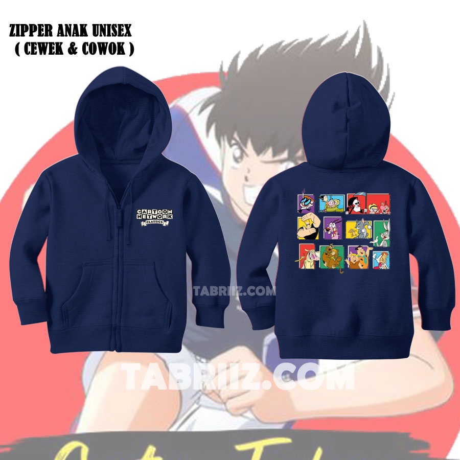 Jaket anak - hoodie zipper anak Classic Cartoon Network Character - EnjoyClothing