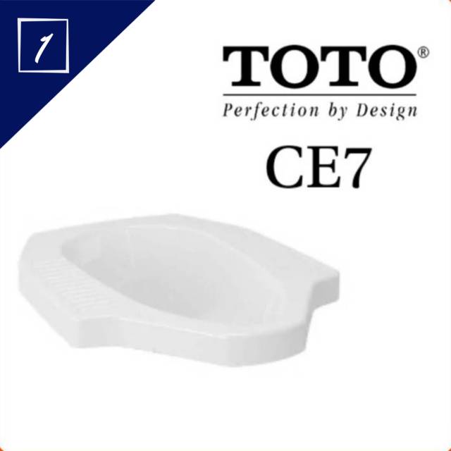 Closet Jongkok Toto CE7 / Closet Toto / Wc Jongkok Toto