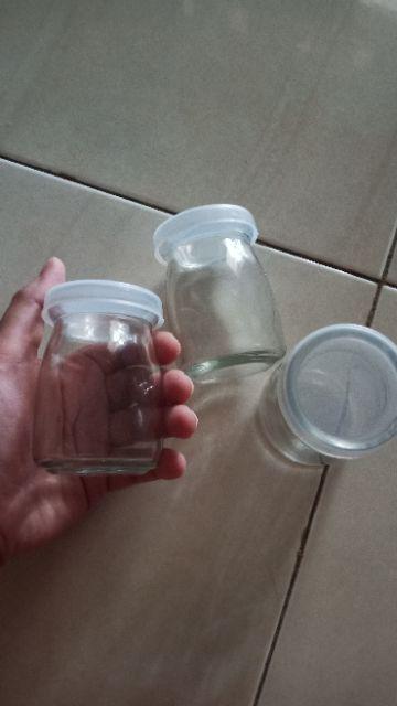 Toples Kaca 100ml / Botol Pudding / Toples Kaca / Botol Kaca / Pudding Jar / Jar Bottle / Botol