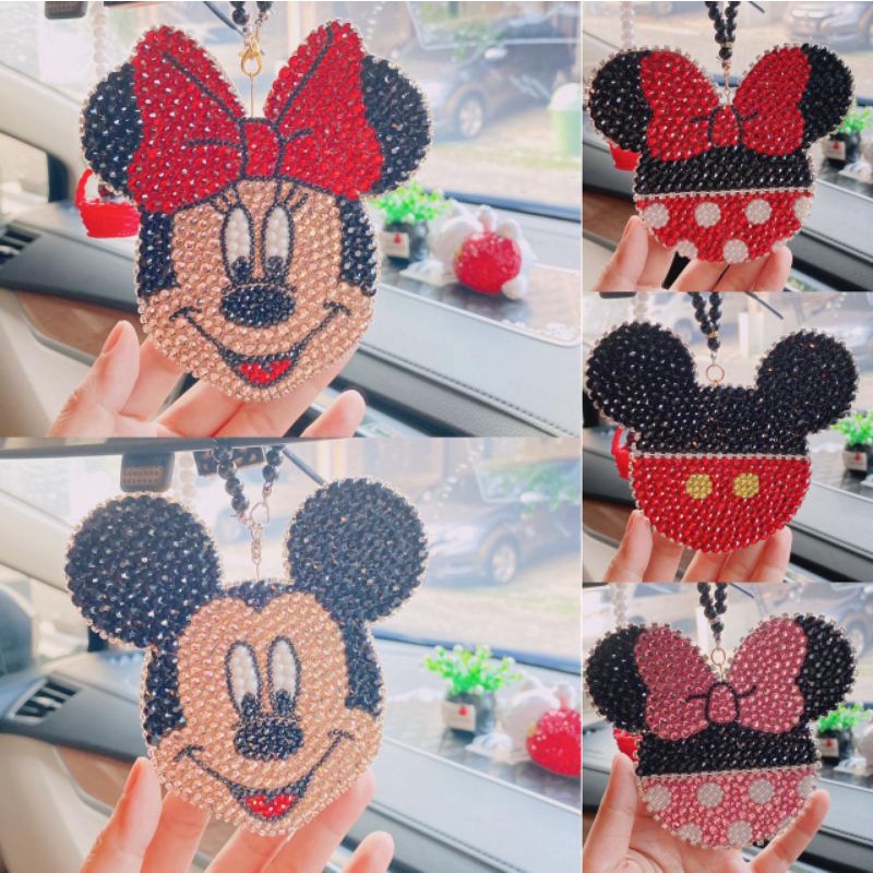 gantungan spion mickey minnie blink diy gantungan spion gantungan spion mobil mickey minnie blink hello kitty doraemon pucca spion Gantungan Spion Mobil Mickey Aksesoris Pajangan Hiasan