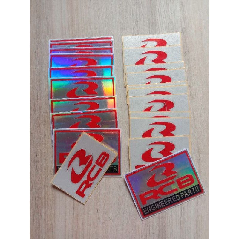 STICKER CUTTING RCB ENGINEERED PART BAHAN REFLECTIVE