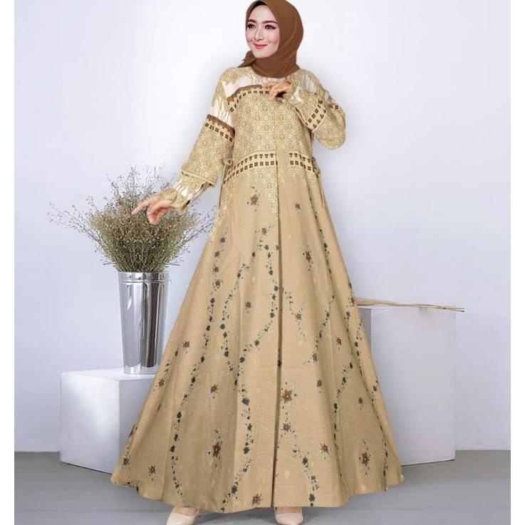 Gamis Maxmara Premium Gamis Dress Fashion Muslim Maxmara Gamis Maxmara Lux Baju Muslim Jumbo Wanita 