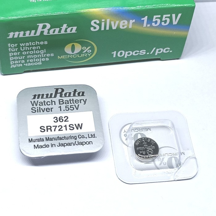 Batre battery Murata SR 721 SW / 362 original SINGGLE PACK batre jam tangan