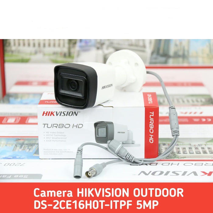 KAMERA CCTV OUTDOOR HIKVISION TURBO HD DS-2CE16K0T-EXLPF 3K - 5MP