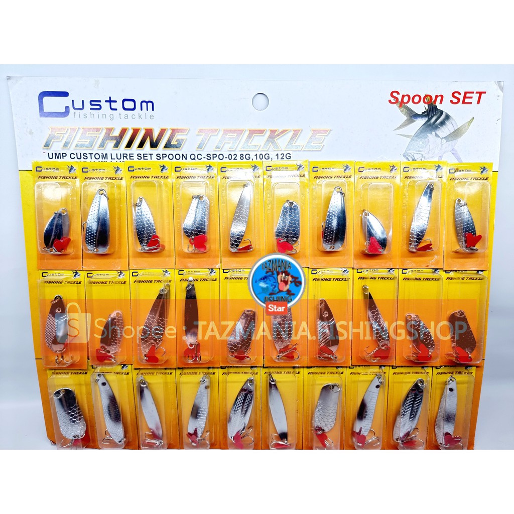 Custom Lure Spoon 1 Set