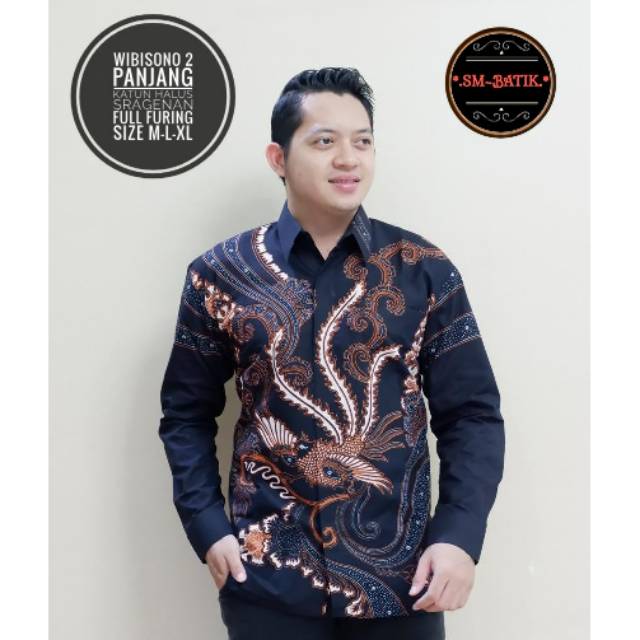 Kemeja Batik Pria/Batik Pria Lengan Panjang WIBISONO2