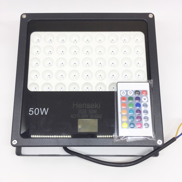 LED Floodlight 50 Watt RGB with Remote