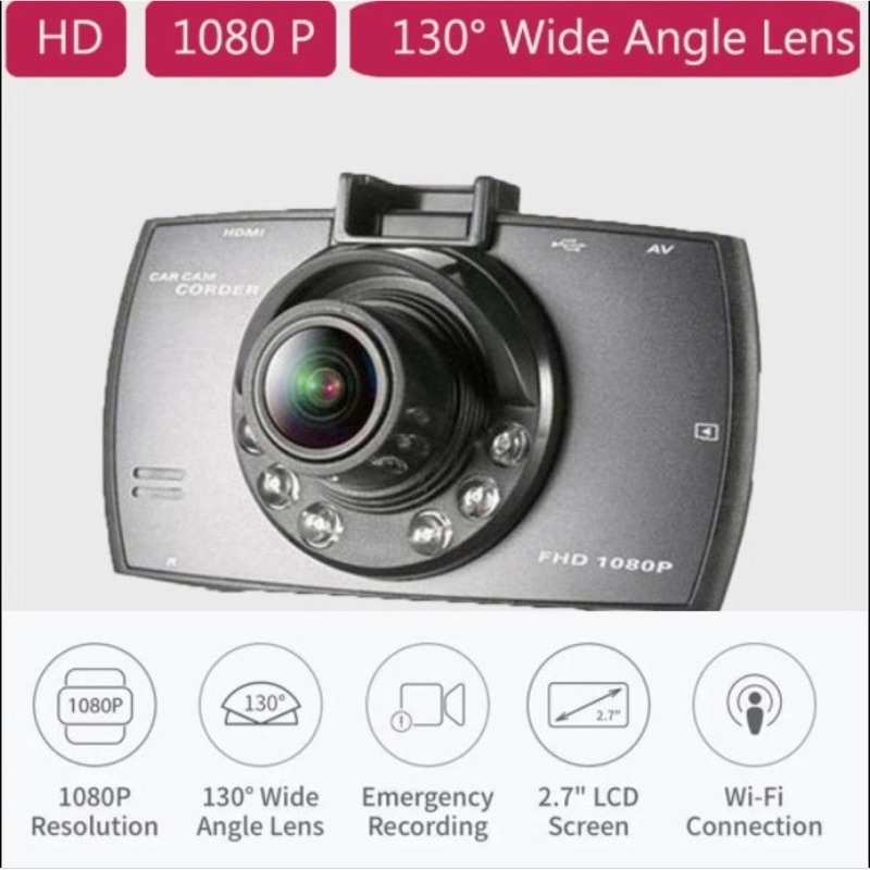 KAMERA MOBIL G30 /DASH CAM G30 /KAMERA DASBOR DVS MOBIL AKSESORI KAMERA MOBIL DASBOR MEREKAM SEMUA