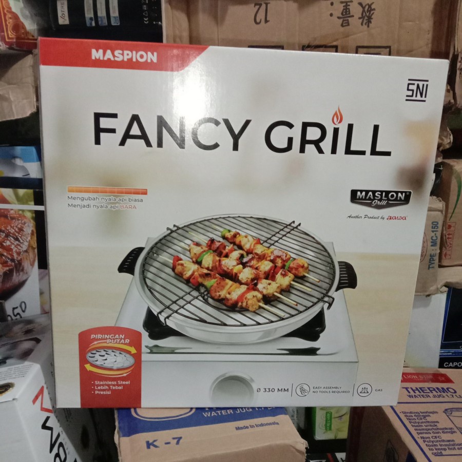 Fanci grill stainless steel 330 mm original alat pemanggang