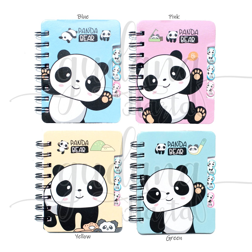 

GCC Notebook Happy Panda Memo Unik Notepad Lucu Buku Tulis Catatan 308078