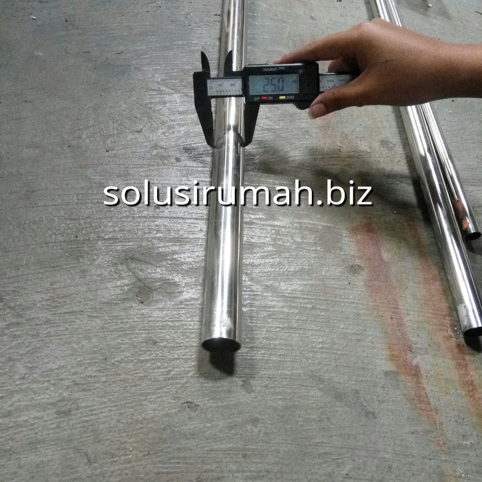 PIPA SS 1&quot; - 25MM STAINLESS PANJANG 1M OD+- 25 MM