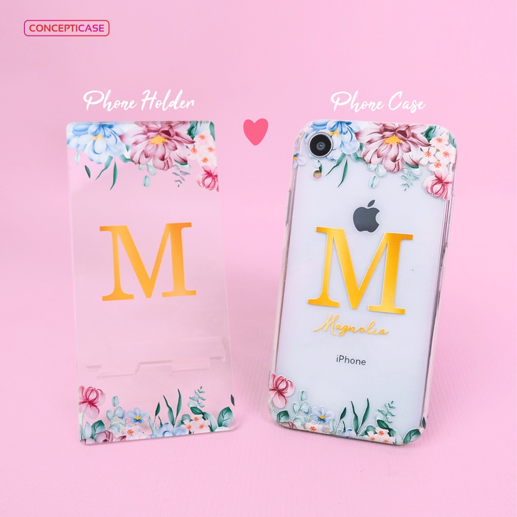 GIFT BOX VALENTINE / KADO VALENTINE / HAMPERS / PHONE HOLDER ACRYLIC &amp; CASE HANDPHONE CUSTOM
