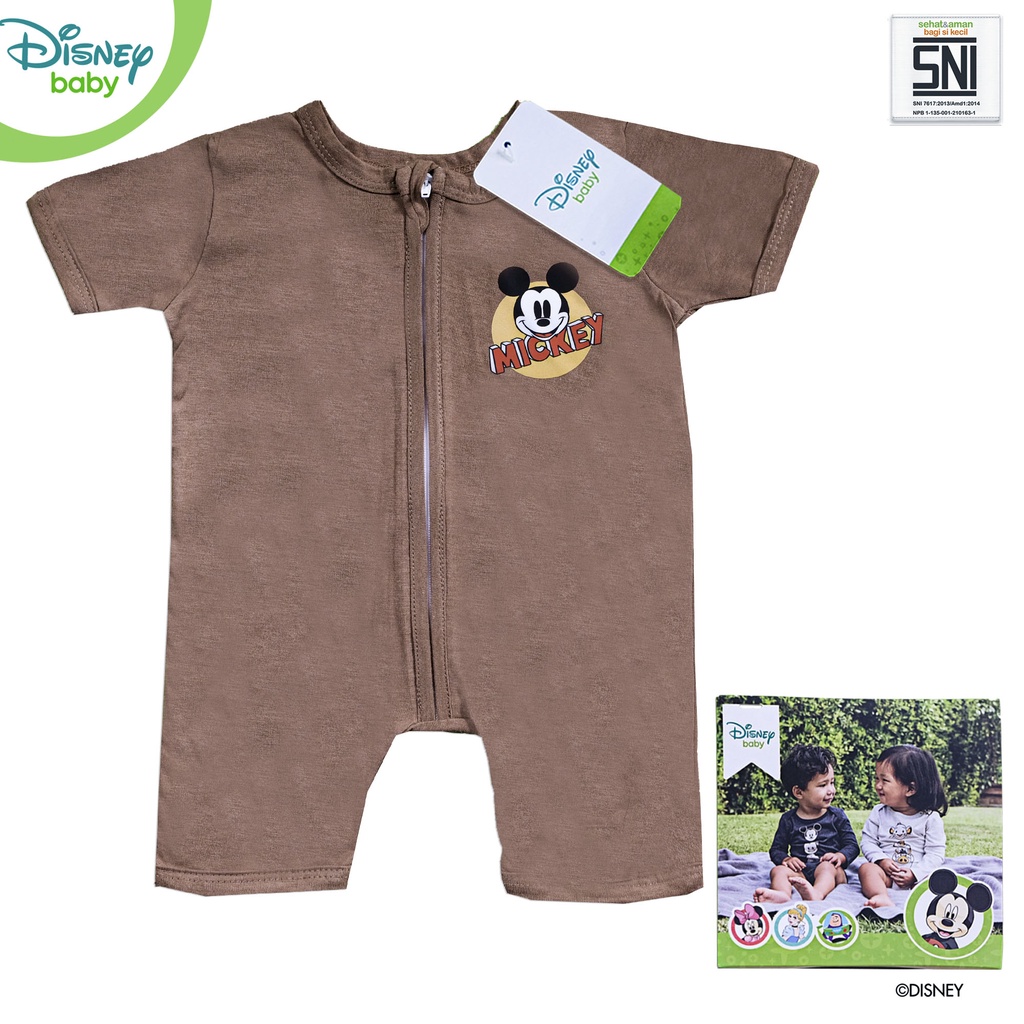 Jumper Bayi Pendek Mickey DISNEY Katun Bambu DMF157