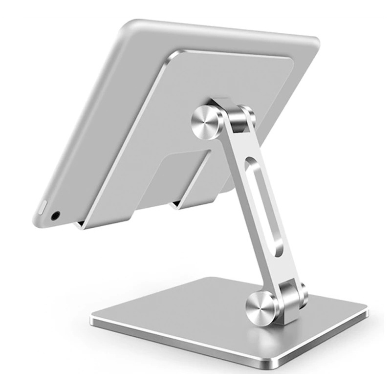 Dudukan Penahan Tablet Ipad Stand Holder 4-10 Inch - MT133 - Silver