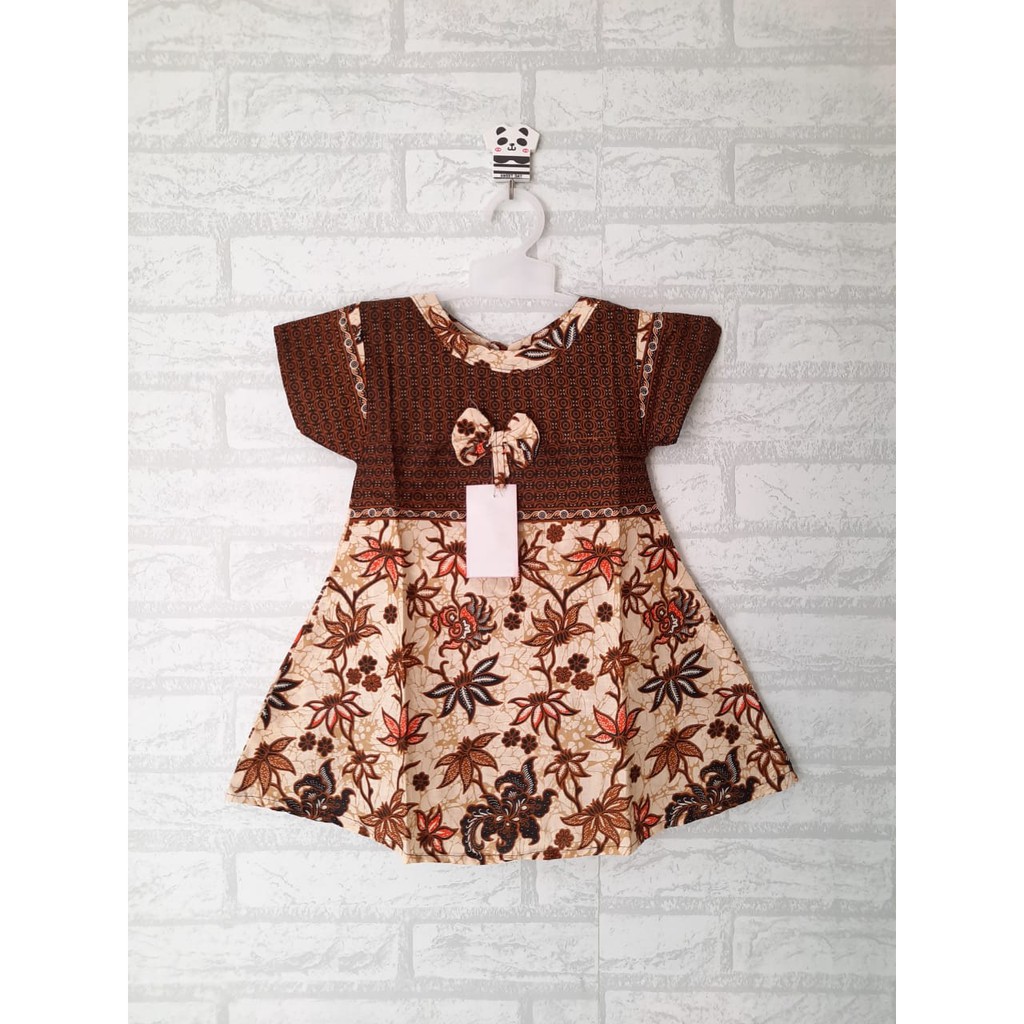 Dress batik klok anak (2th - 4th)