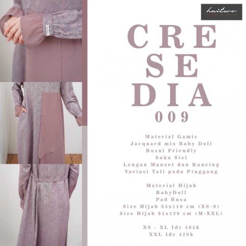 HAITWO CRESEDIA 09 GAMIS SYAR'I