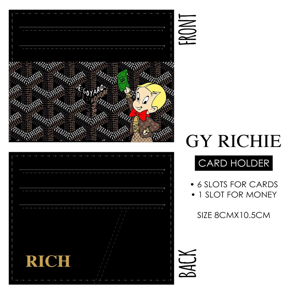 Cardholder CUSTOM Dompet Kartu 6Slot 12 Slot bisa request gambar kasih nama kado