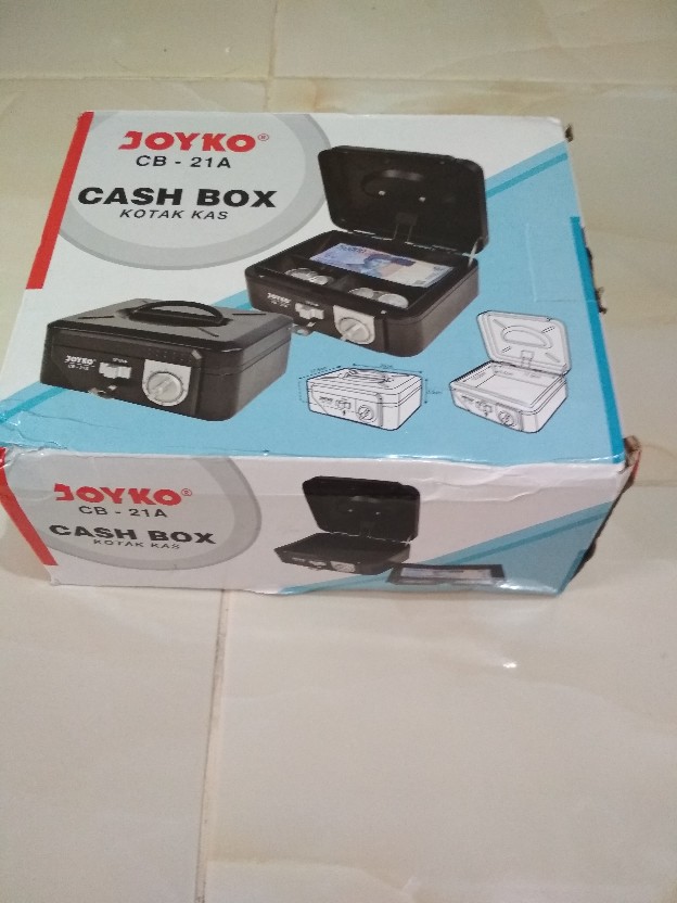 Cash Box Joyko Cb-21a / Kotak Penyimpanan Uang