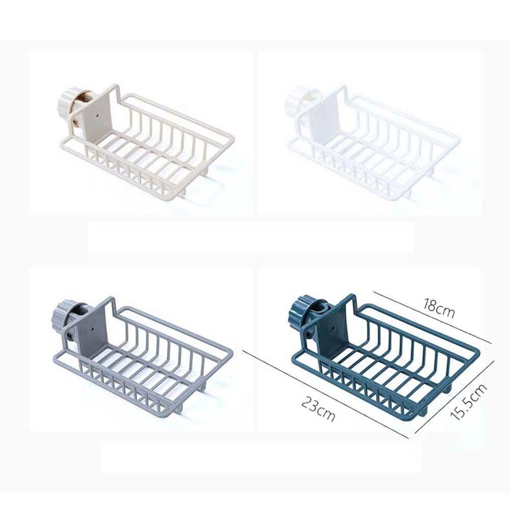 [Elegan] Tempat Spons Double Multifungsi Keranjang Dapur Pengeringan Wastafel Organizer