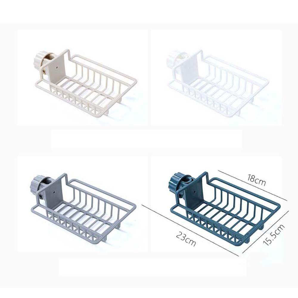 [Elegan] Tempat Spons Double Multifungsi Keranjang Dapur Pengeringan Wastafel Organizer