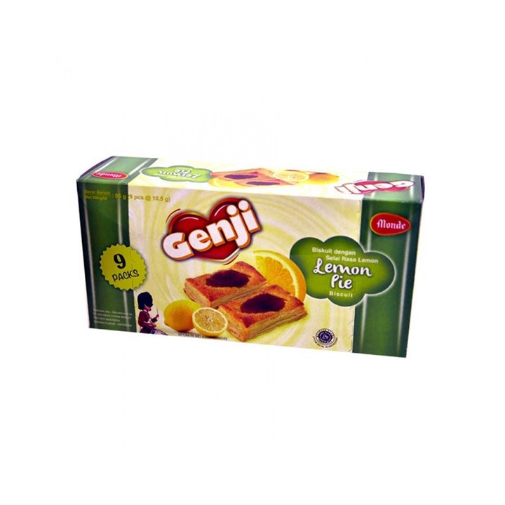 Promo Harga Monde Genji Pie Lemon 95 gr - Shopee