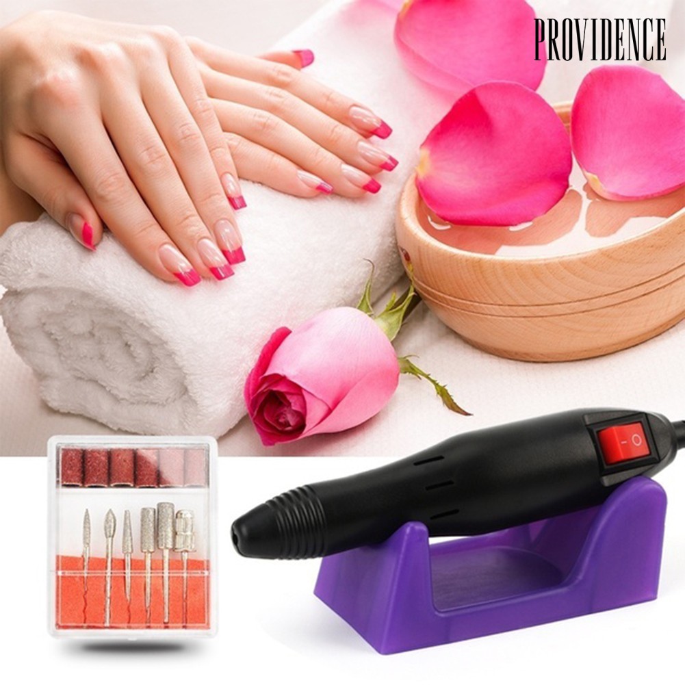 Set Alat Kikir Kuku Elektrik 110-240v Untuk Manicure Pedicure