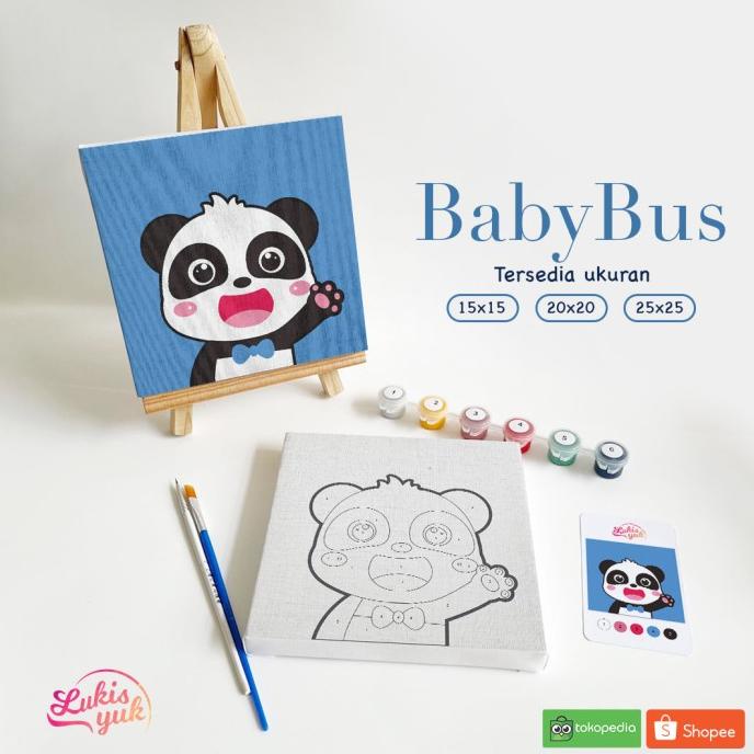 

BISA COD Paint by Numbers Kit For Kids - BabyBus - Painting Kit - by LukisYuk/CAT AKRILIK SET/CAT AKRILIK SET 24 WARNA/CAT AKRILIK PASTEL/CAT AIR/CAT AIR LUKIS SET/CAT AIR GIOTTO/KUAS LUKIS 1 SET/KUAS LUKIS KECIL/KUAS LUKIS LENGKAP/KANVAS LUKIS/KANVAS